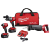 ENS. 3 OUTILS PERCEUSE, IMPACK HACKZALL + COFFRE (2x bat 5 & 6 amp)