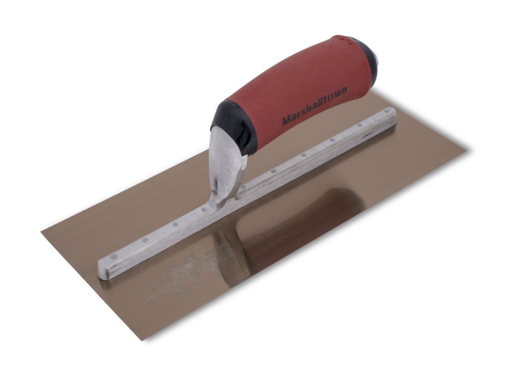 Truelle Pointue Marshalltown 455D - Lame 12,7 Cm, Poignée Durasoft Confortable, Pour Travaux De Finition Et Retouches