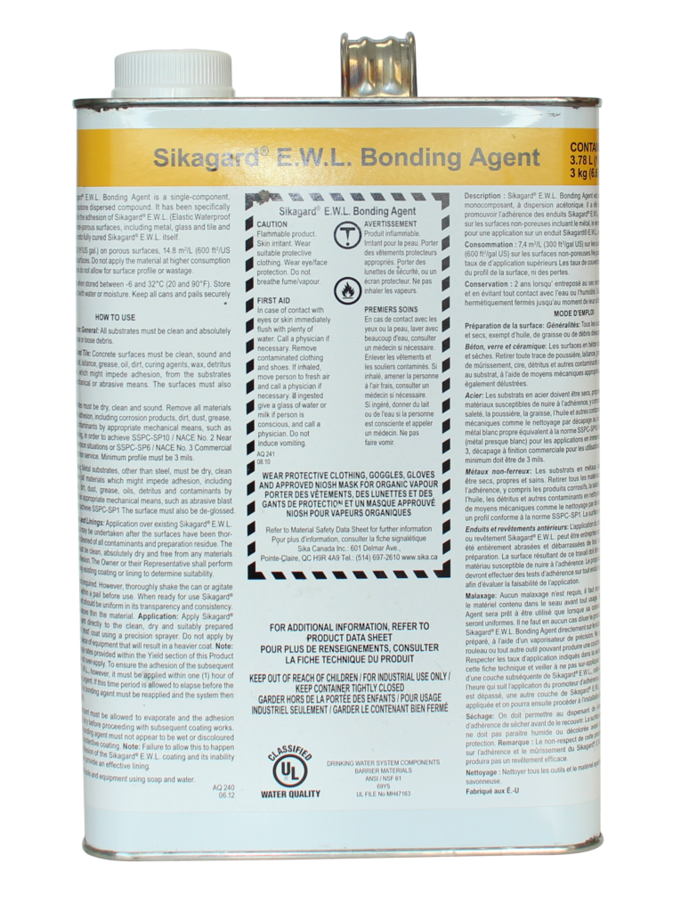 SIKAGARD EWL BONDING AGENT 3.78LT PSC Montréal