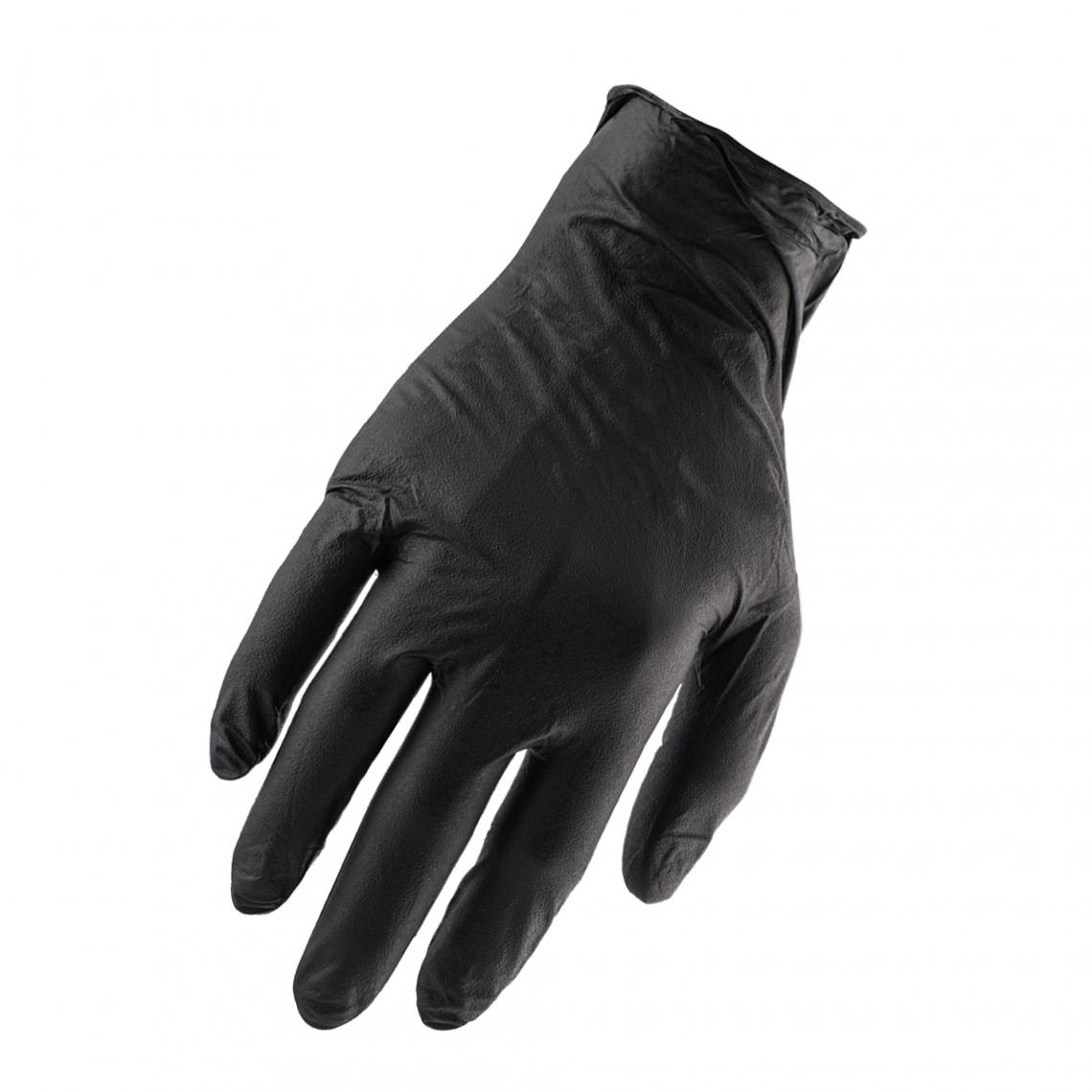 Gants en nitrile noir résistants et durables de 6 mil, large 903014 MAKTIG